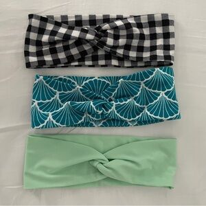 Lot of 3 twist headbands